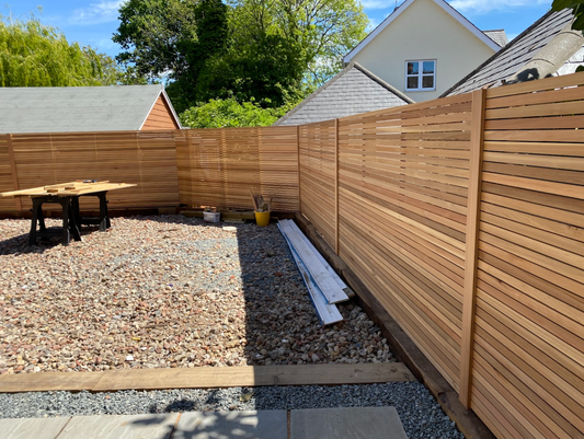 Western Red Cedar Fencing Batten for garden fences