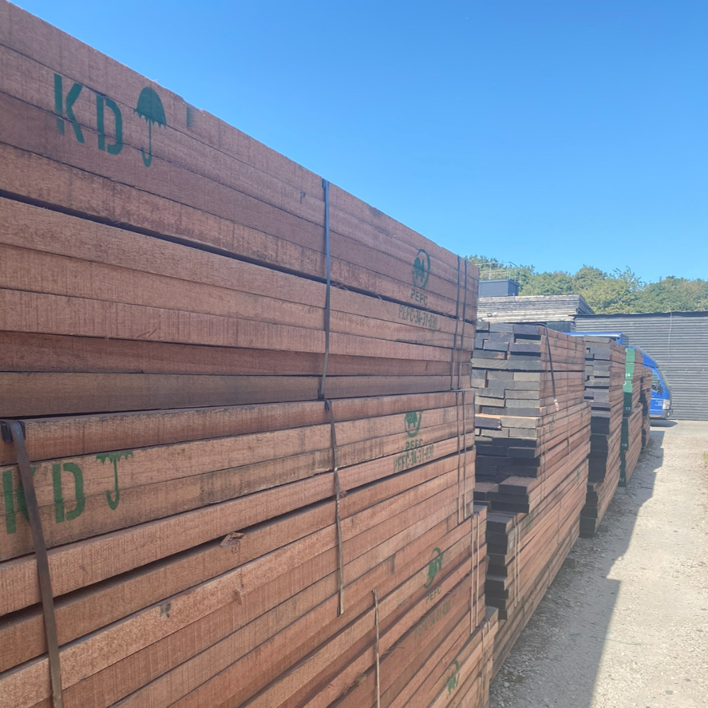 Dark Red Meranti Timber Cut To Size | UK Timber Supplies