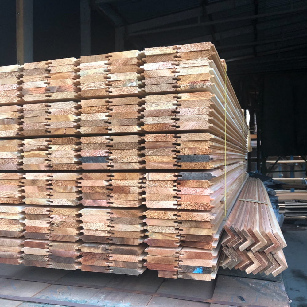 Western Red Cedar TGV Cladding 18mm x 94mm